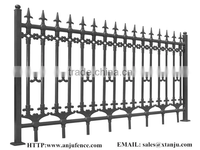 Decorative Euro Steel fence design made in China DK001