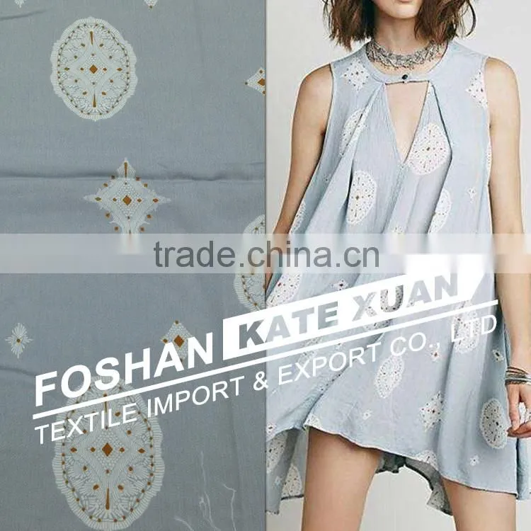 India cheapest rayon fabric price spun rayon gauze fabric for dress