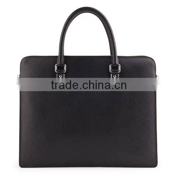High quality men's genuine leather briefcases for lawyers