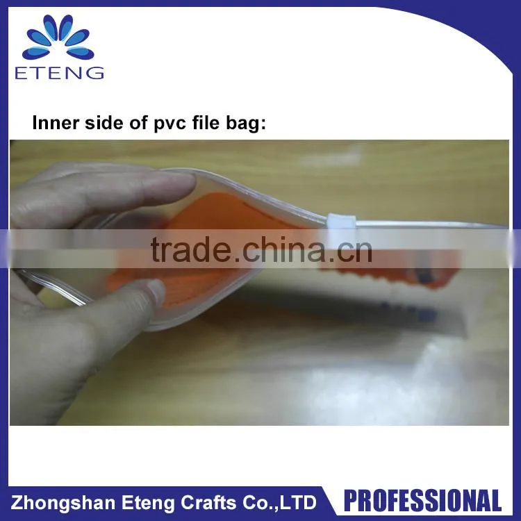 Round clear pvc bag with zipper,custom tranparent pvc gift bag