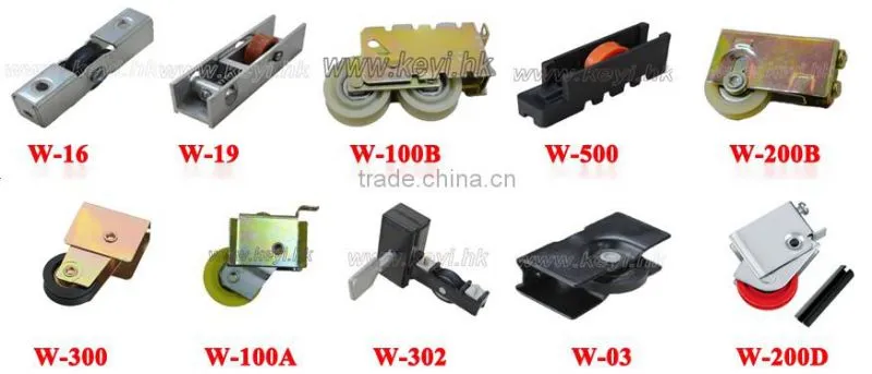 PVC window wheel, Sliding window roller