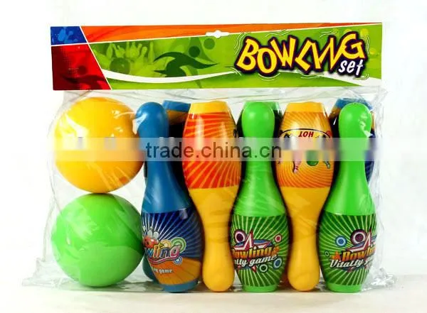 25cm Children bowling toy with 10 bottles and 2 balls