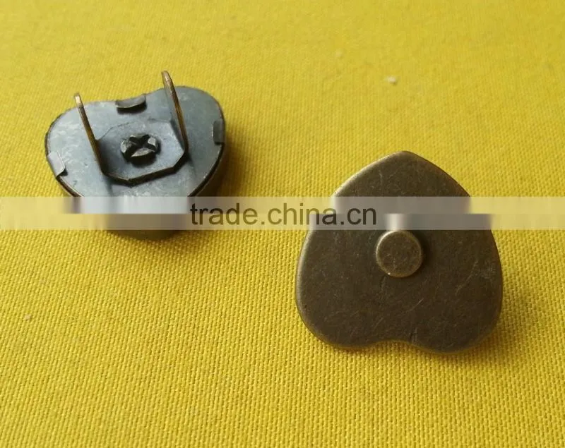 18mm Heart Shape Magnet Snap Button For Handbag -- SN1521