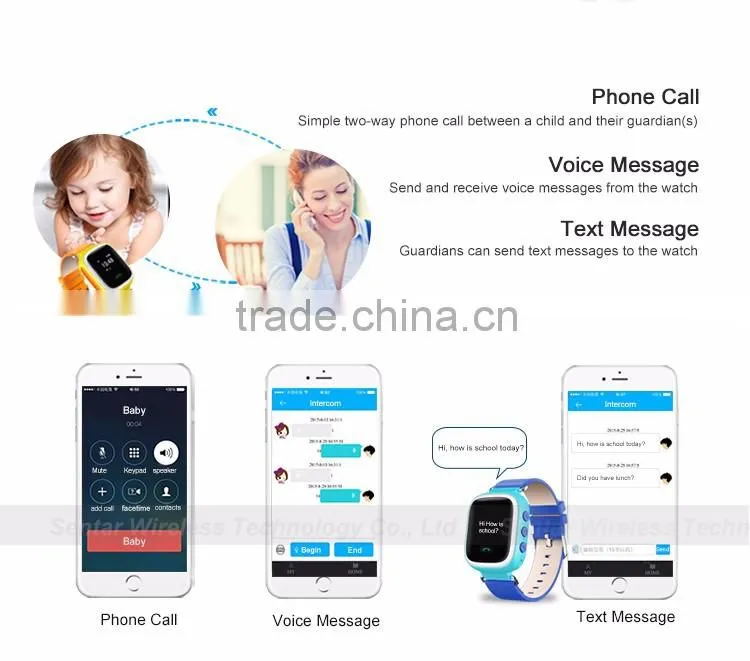 GPS Watch Tracker for Alzheimer Security and Adult Monitoring
