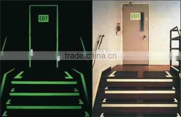Glowing film in dark