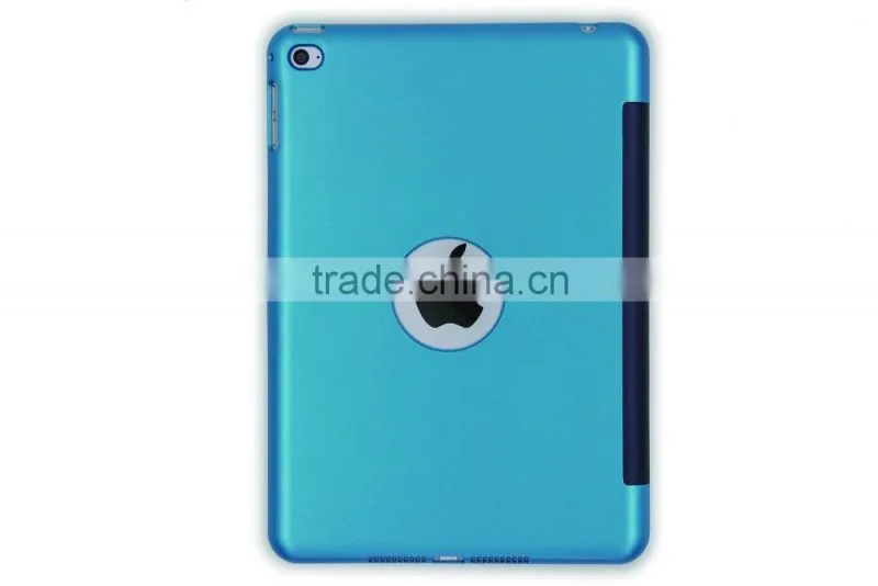 Clamshell folio case Bluetooth 3.0 keyboard case cover for iPad Mini4,,calmshell keyboard,