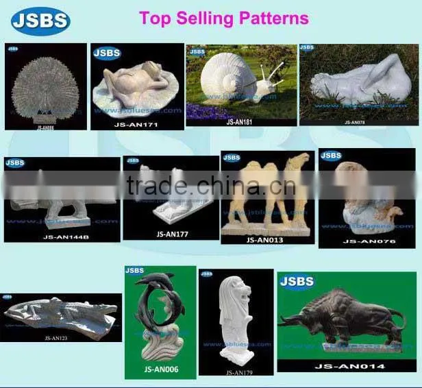 Red Natural Marble Western Winged Lion Statues