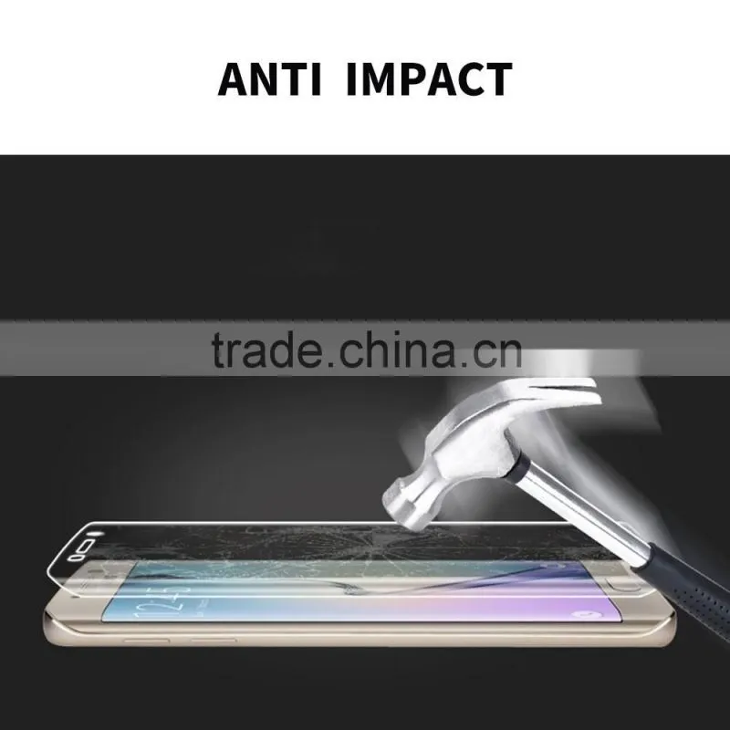 Keno For Samsung Galaxy S6 Edge Plus Tempered Glass Screen Protector 9H Hardness 3D Full Curved in 0.2mm Thickness