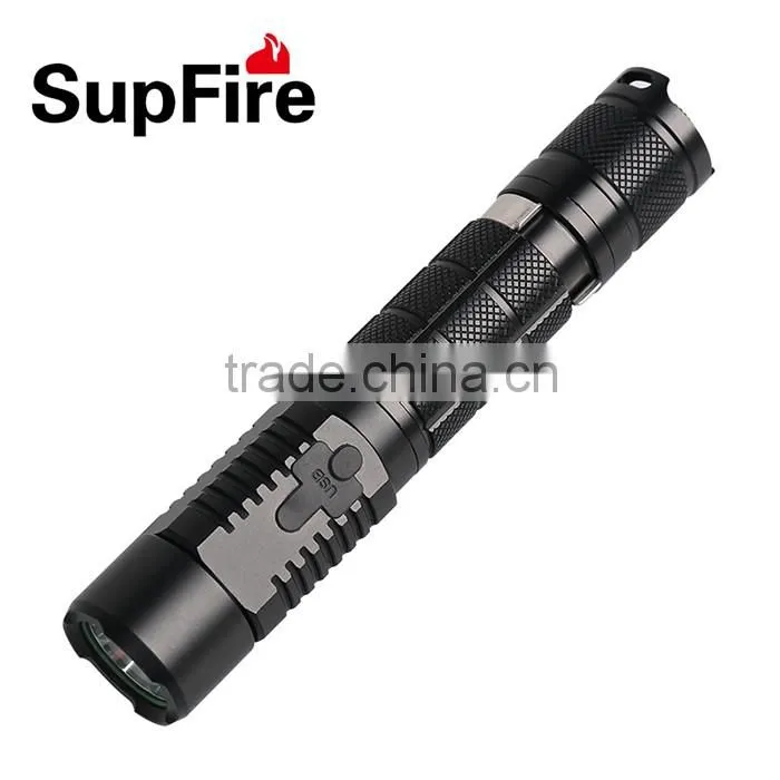 high power rechargeable USB zoomable flashlight A3