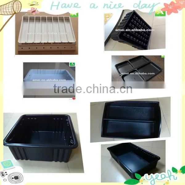 black thermoforming plastic abs Tv enclosure back shell