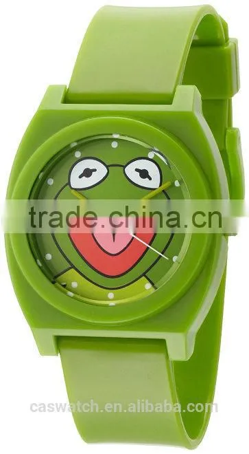 Fashion Cute Animal Frog Plastic Kids Watches