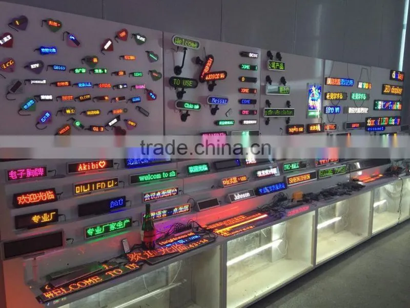 removeable led display led message screen sign board mini hotel led sign