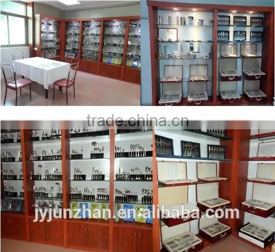 24pcs cutlery sets in PVC box packing to be made in Jieyang factory directly with low price