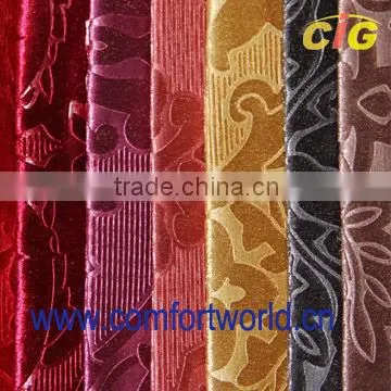 velvet velour polyester fabric
