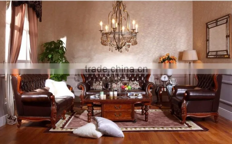 luxurious american style living room furniture sets/classic solid wood bedroom furniture set AS13