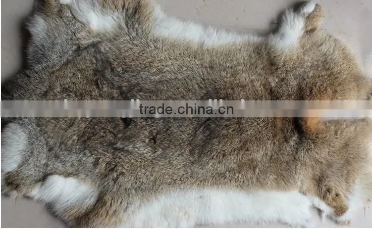 Yellow grass rabbit fur skin/fur skin