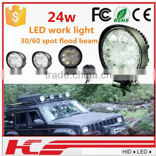 LED work lamp for truck 12V 24V 48W Crystal led auto led work light