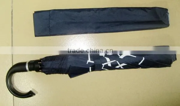 Promotional trendy wine bottle umbrella three fold