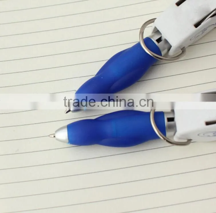 Foldable Ball Pen Ballpoint Pen Student Ballpoint Novelty Pen With Nail Clippers