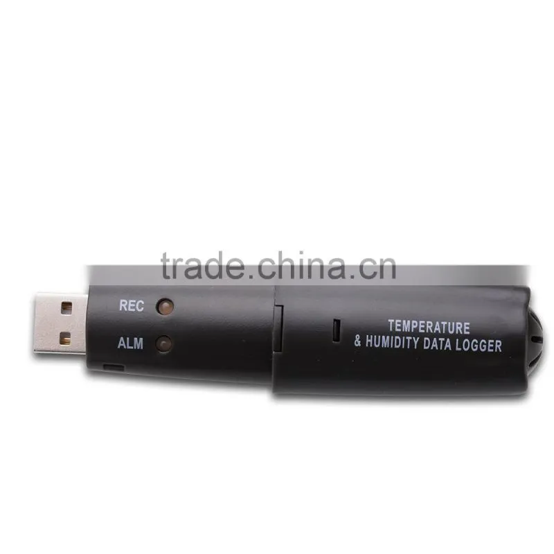 Mini USB Temperature & Humidity with LCD display Data Logger 21000 memeries