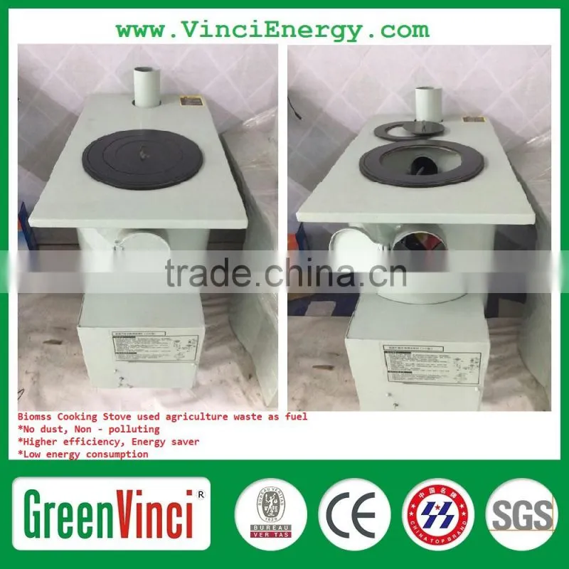 wood biomass cooking stove with no pollution and environment-friendly