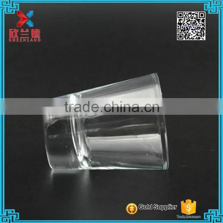 most popular food grade nice 40ml 1.5oz shot glass tea cup for supermarket