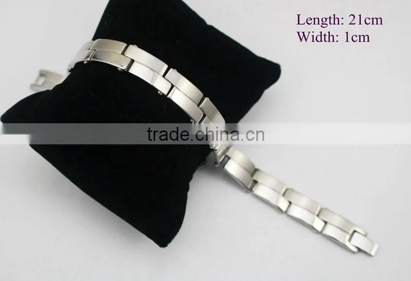 Silver Link Chain Stainless Steel Fashion Bracelet Men