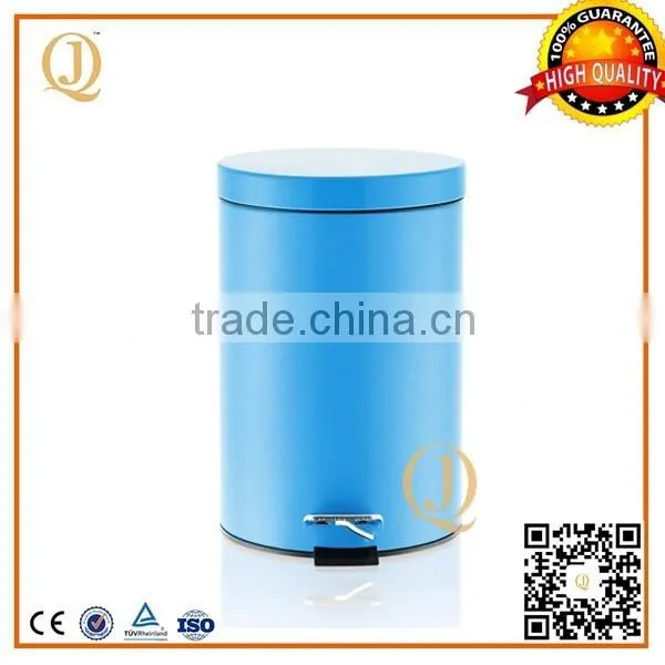 Jiangmen household items metal waste container garbage bin/wholesales kitchen garbage bin