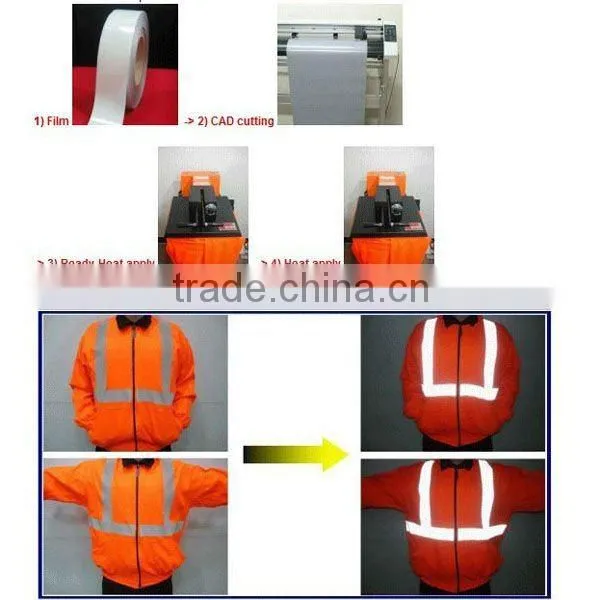silver reflective heat transfer film BA7200,transparent heat reflective film