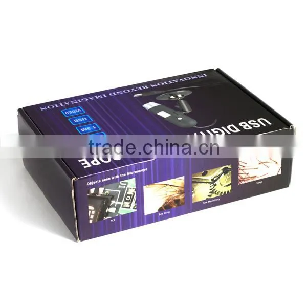 200 x 1.3MP Mini Digital USB Microscope with Free Holder for PC and TV
