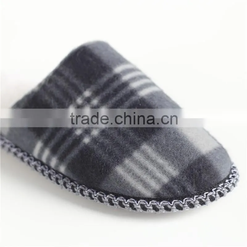 Woman and man single-faced brushed indoor slipper