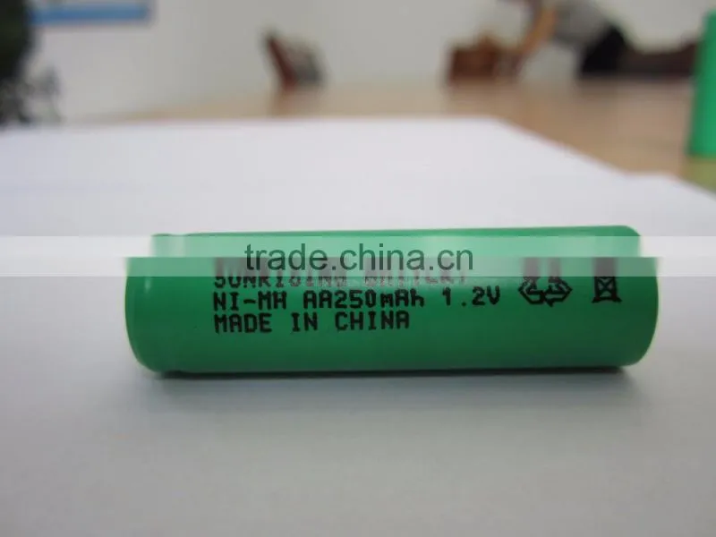AA 250mAh 1.2 V Quanlity Rechargeable Battery NI-MH 1.2V Rechargeable 2A Battery Baterias Bateria