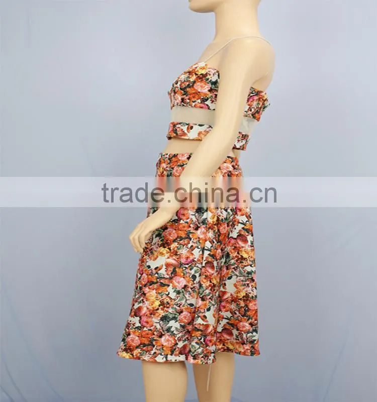 2015 new designs women print wholesale sweat suit