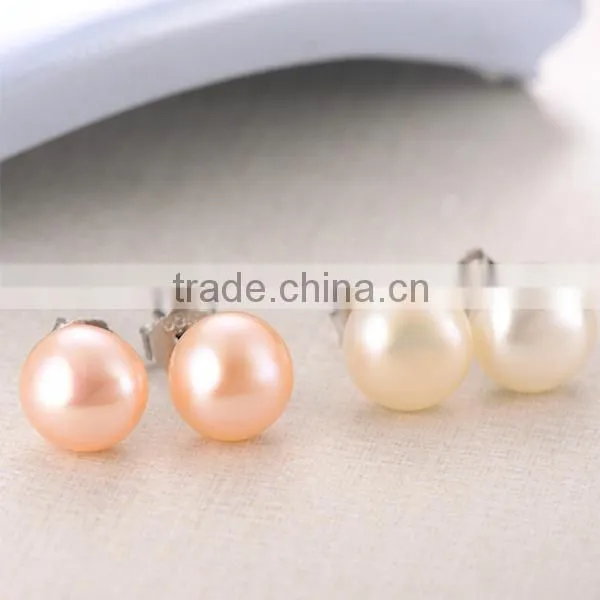 Pearl Earring 2014 Lateset Design of Pearl Earring 925 Silver AAA White Pearl Earring