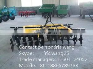tractor mounted opposed 24 disc harrow