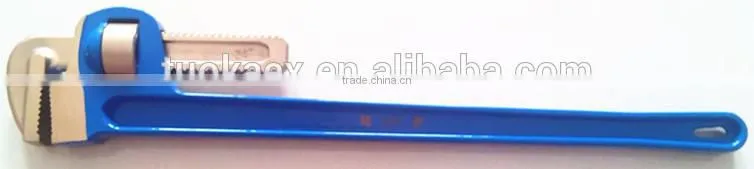 anti-spark hand tools aluminum bronze pipe wrench