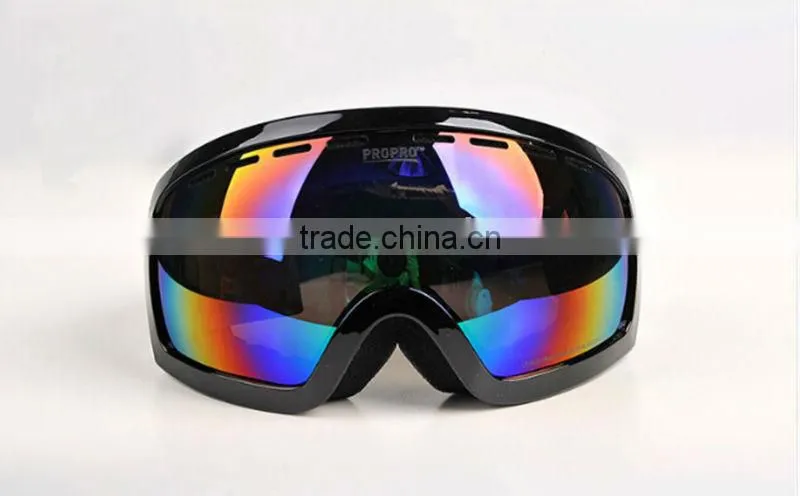 Proffessional Anti-fog,UV Protective Unisex Snow Goggles Doule Lens Wide Angle