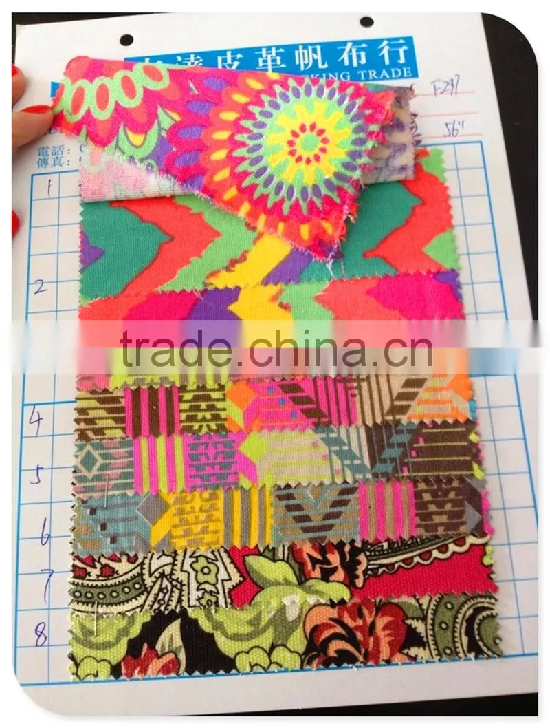 100% cotton printed fabric for Textiles new design 2016
