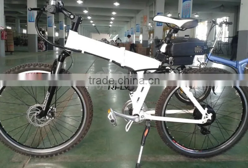26 inch foldable E-Bicycle with TGS Brand alloy crown and outer-legs suspension front Fork XY-TDE09Z