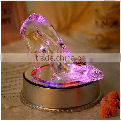 Factory directly wholesale price Fantastic European design crystal shoes for wedding gift