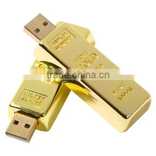 Gold Bar USB Flash Drive 1GB - 64GB