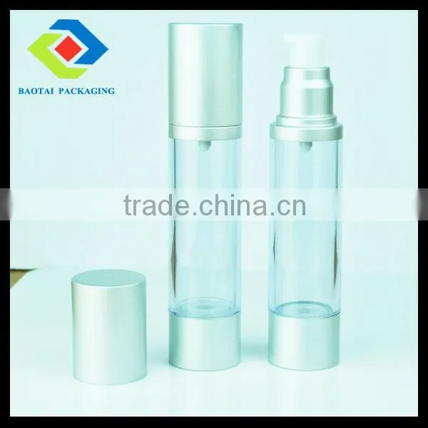 50 ML airless cosmetic bottle with Aluminum AS material for sale