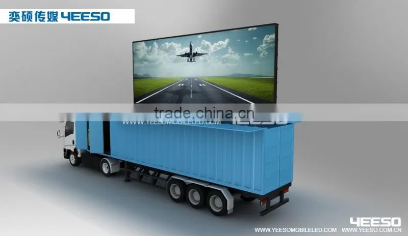 Mobile LED display container, Mobile led billboard van, digital signage van