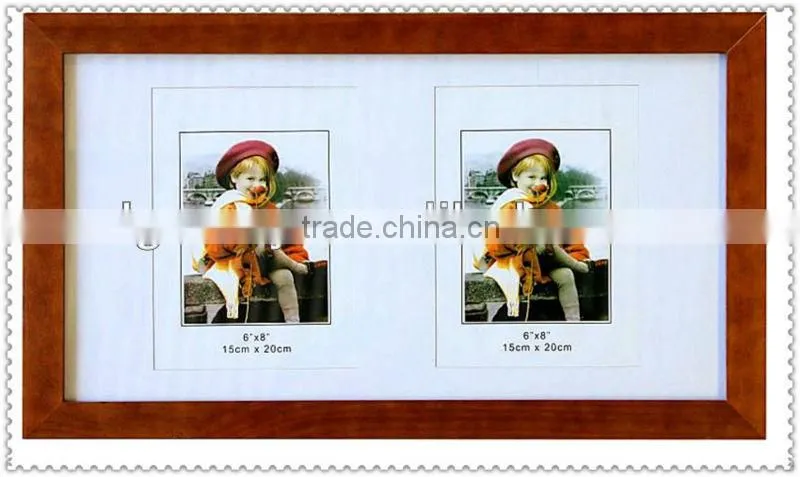 wooden digital photo frame