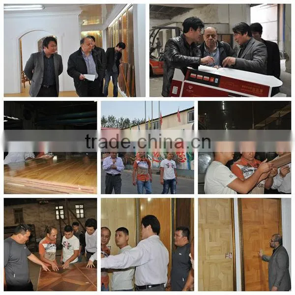 red color hot selling laminated or engineered flooring exporting to Indian market