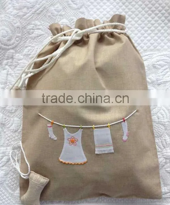 hand embroidery lingerie bag