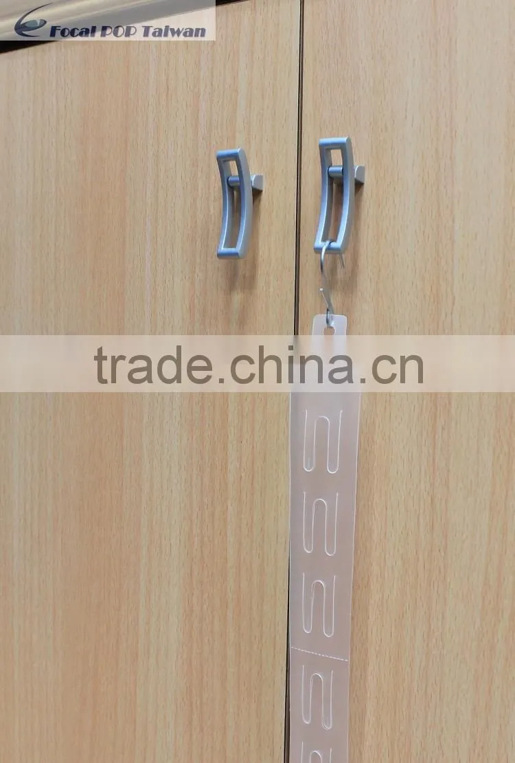 Light weight Plastic merchandising strip