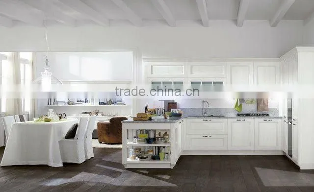 Pure White Melamine Kitchen Cabinet