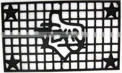 cast iron rectangle doormat decoration