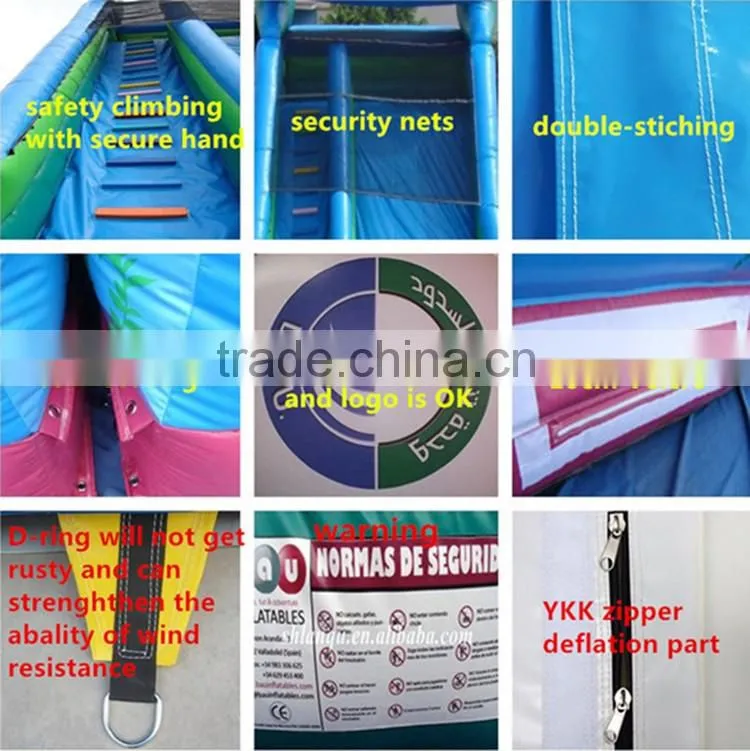 commercial grade inflatable rock climbing wall with high quality